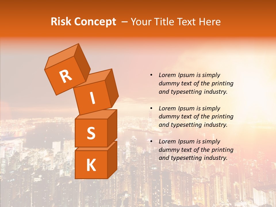 River Center Harbour PowerPoint Template