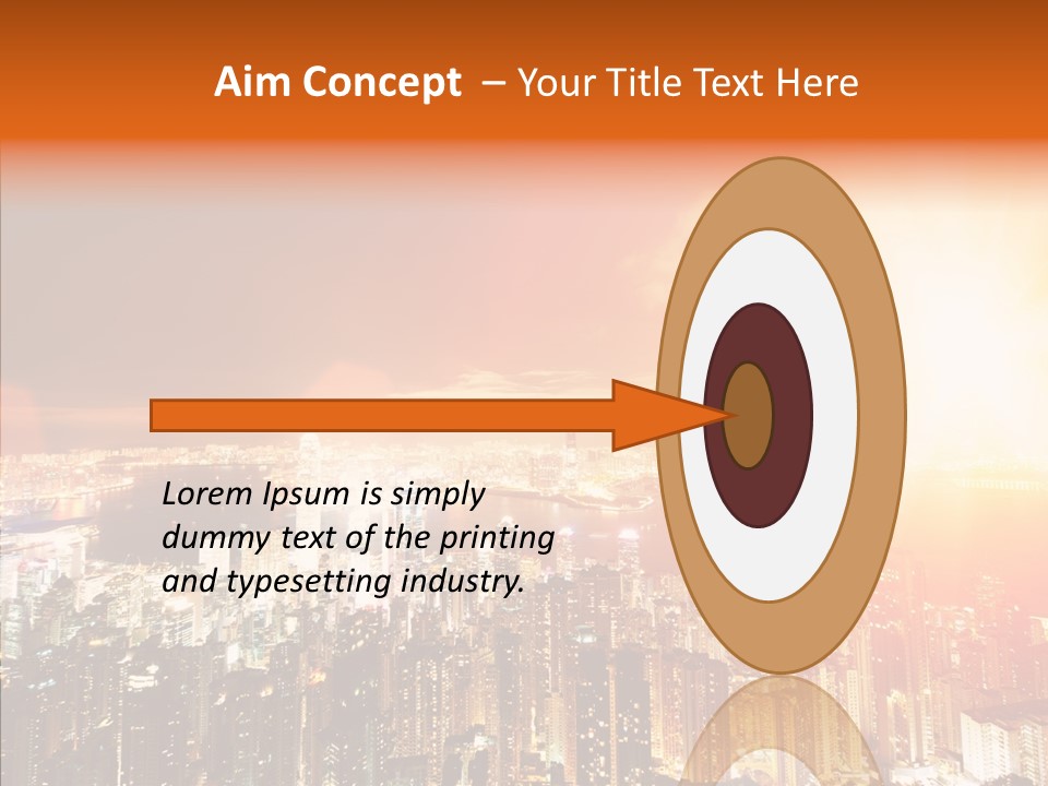 River Center Harbour PowerPoint Template