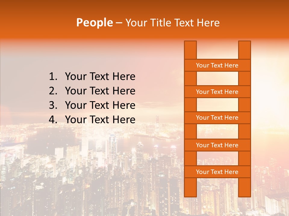 River Center Harbour PowerPoint Template