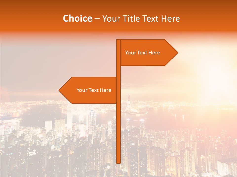 River Center Harbour PowerPoint Template
