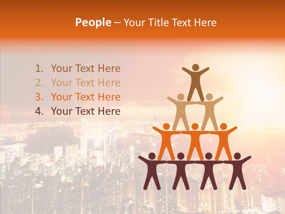 River Center Harbour PowerPoint Template