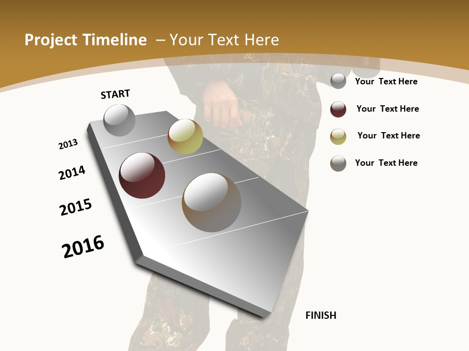 Cylinder Mask Uniform PowerPoint Template