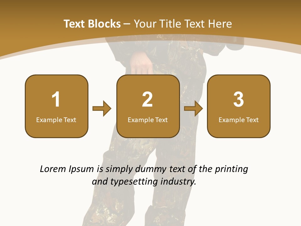 Cylinder Mask Uniform PowerPoint Template