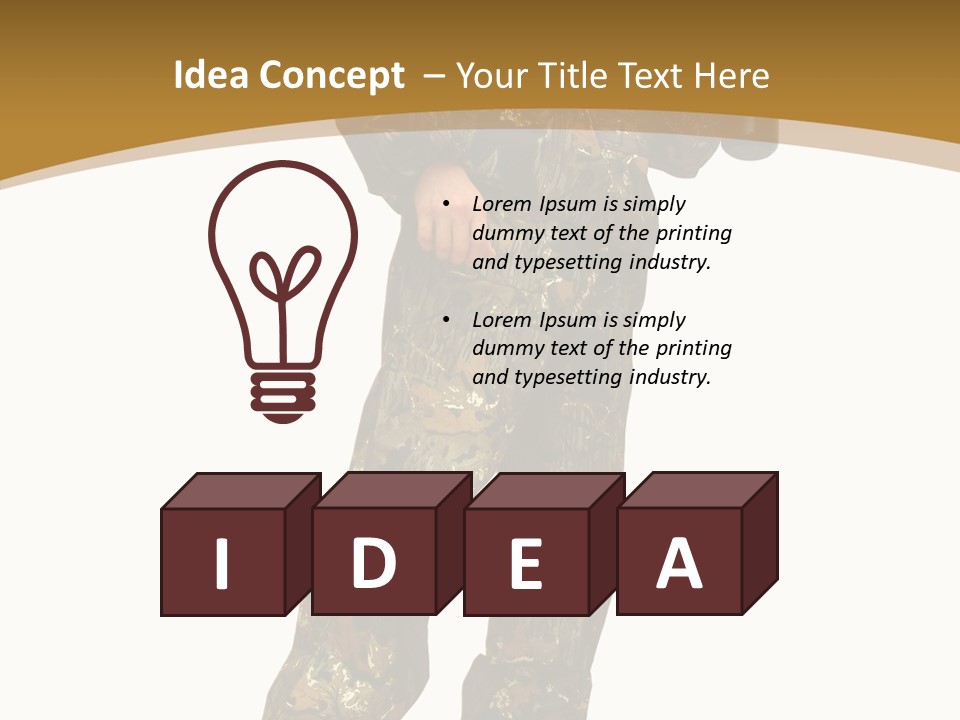 Cylinder Mask Uniform PowerPoint Template