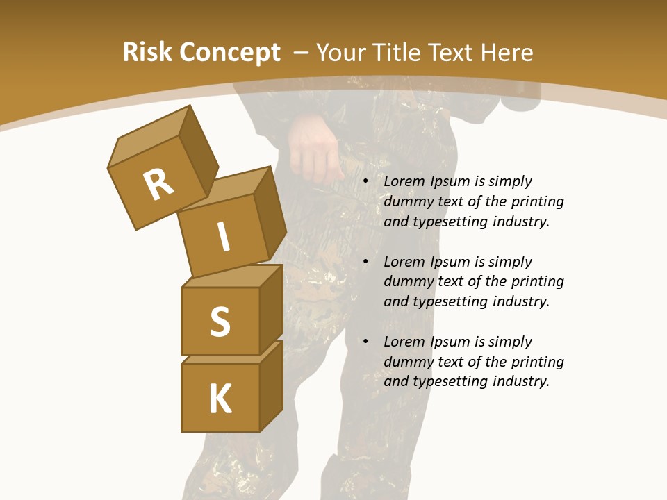 Cylinder Mask Uniform PowerPoint Template