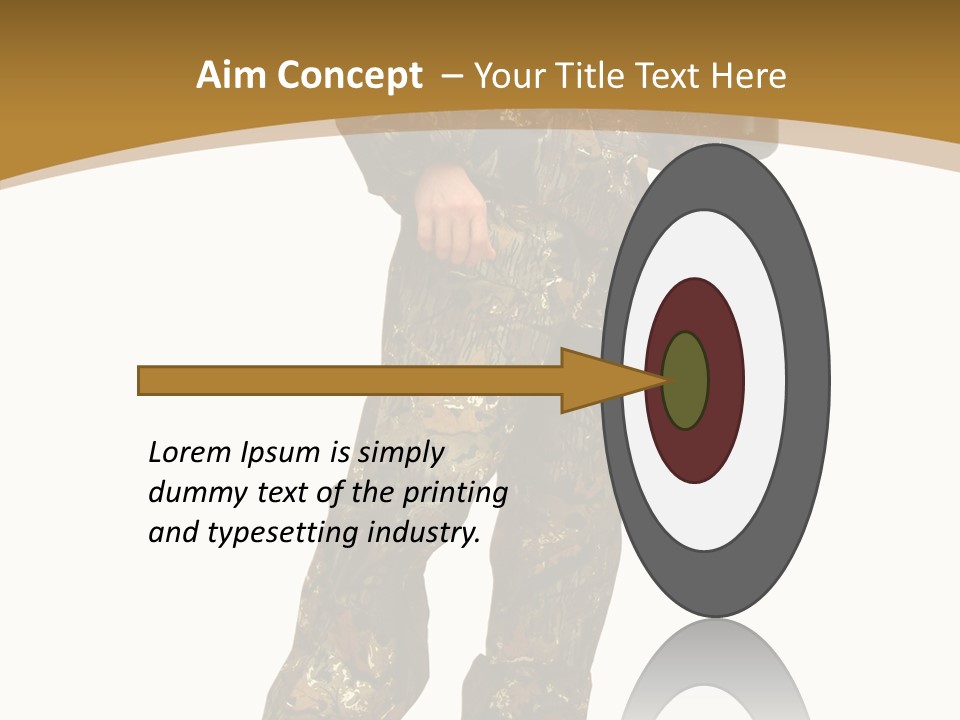 Cylinder Mask Uniform PowerPoint Template