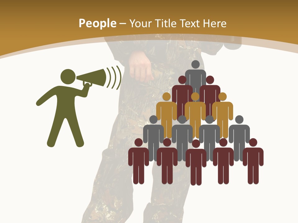 Cylinder Mask Uniform PowerPoint Template