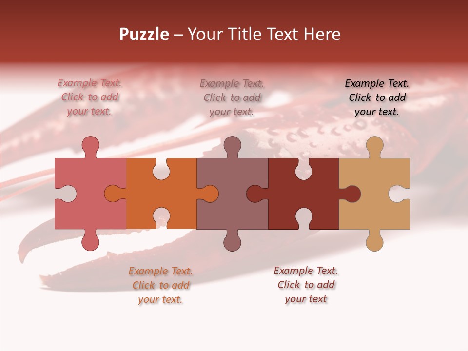 Antenna Photography Seafood PowerPoint Template