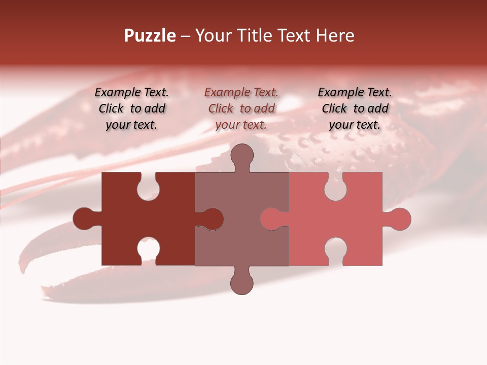 Antenna Photography Seafood PowerPoint Template