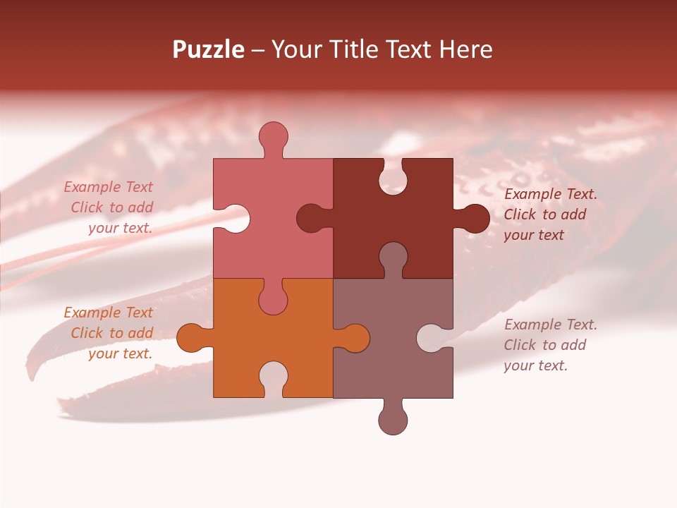 Antenna Photography Seafood PowerPoint Template