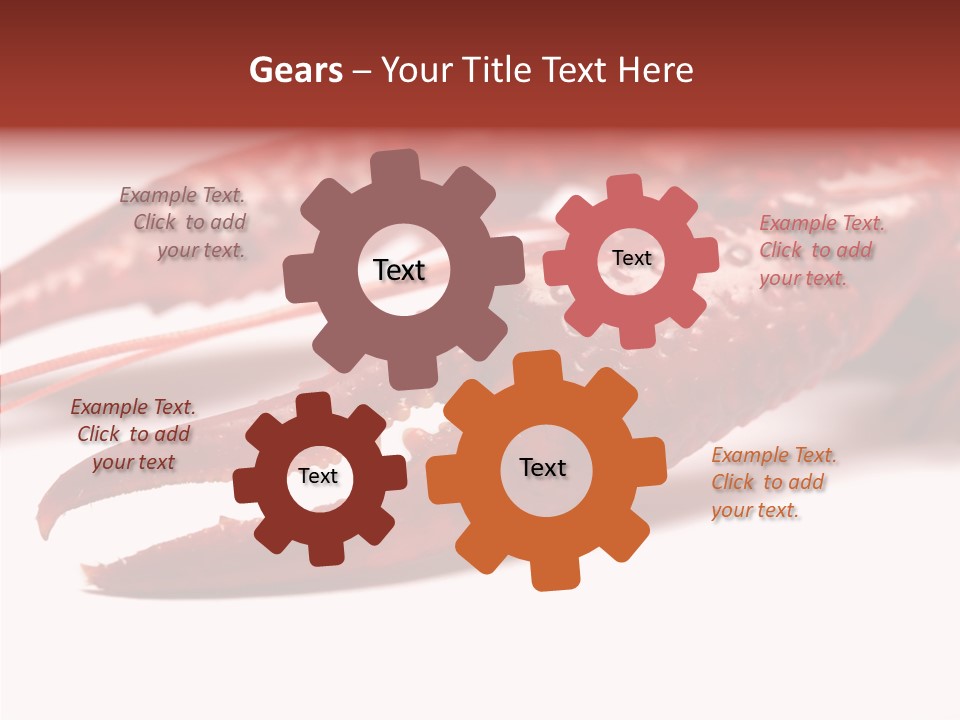 Antenna Photography Seafood PowerPoint Template