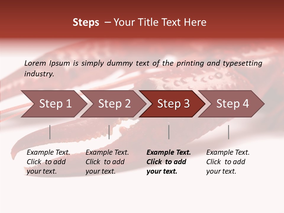 Antenna Photography Seafood PowerPoint Template