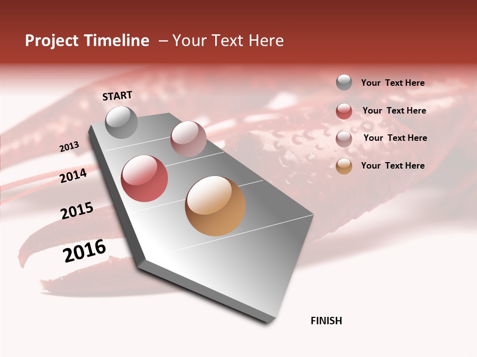 Antenna Photography Seafood PowerPoint Template