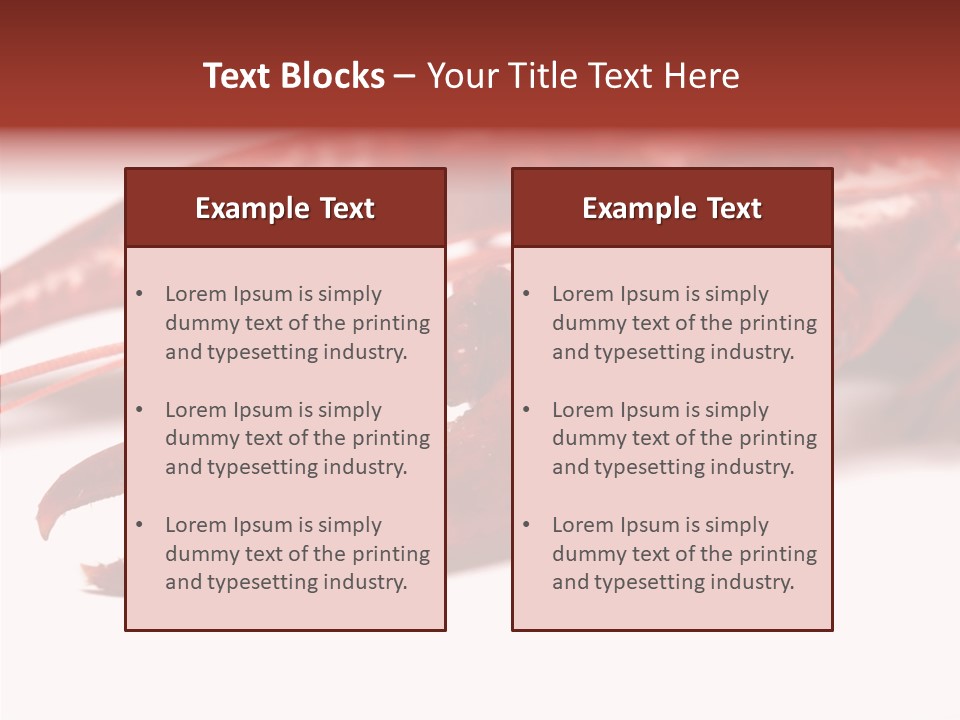 Antenna Photography Seafood PowerPoint Template