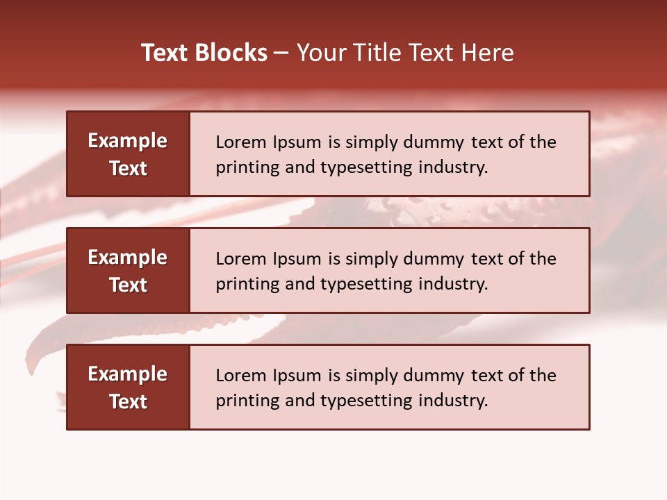 Antenna Photography Seafood PowerPoint Template
