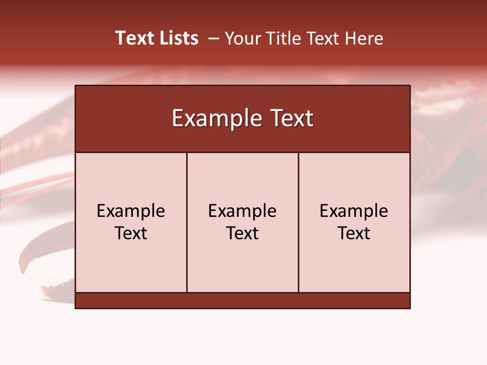 Antenna Photography Seafood PowerPoint Template