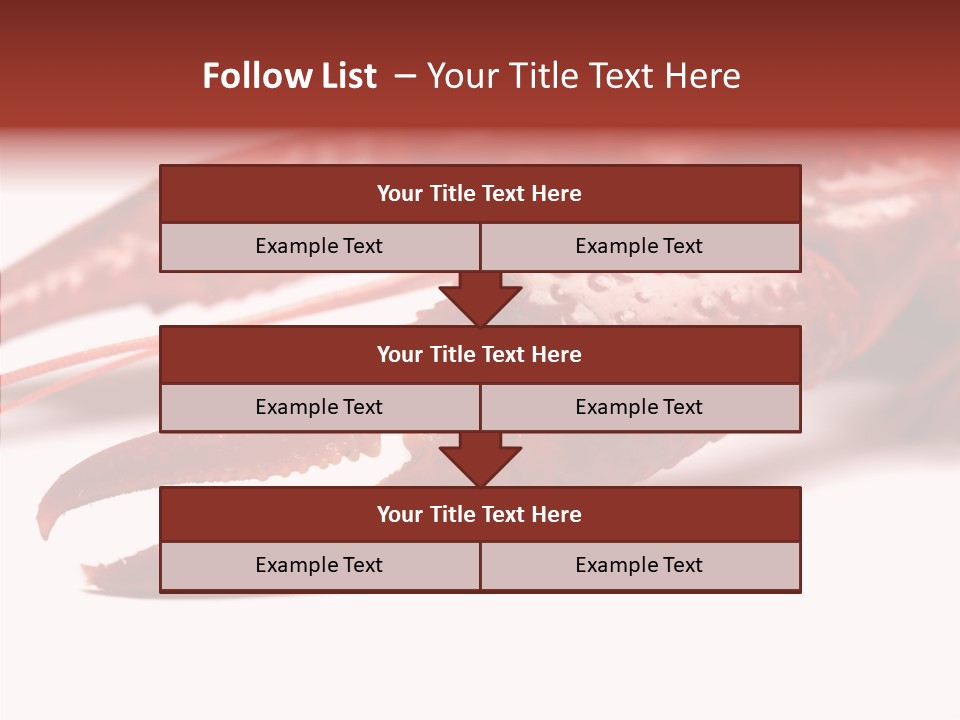 Antenna Photography Seafood PowerPoint Template