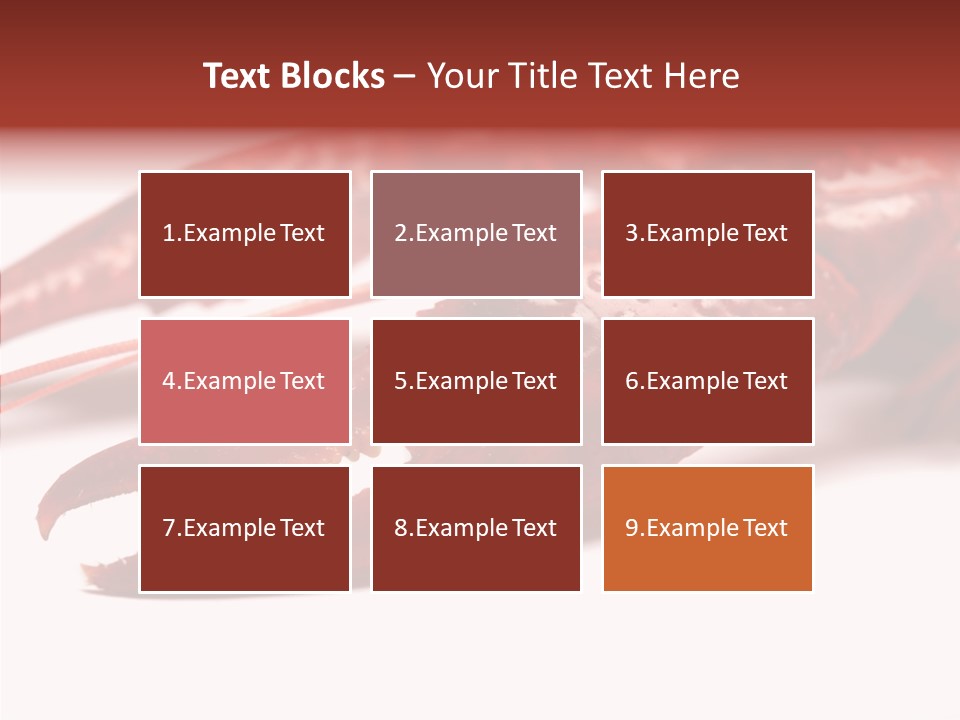 Antenna Photography Seafood PowerPoint Template