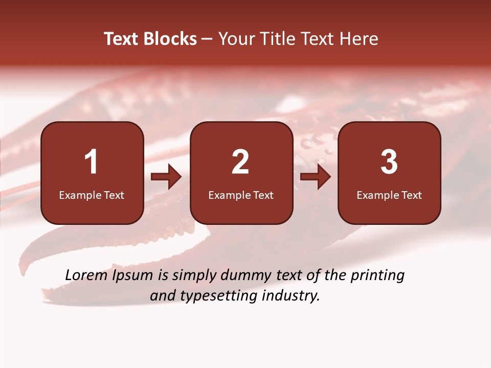 Antenna Photography Seafood PowerPoint Template