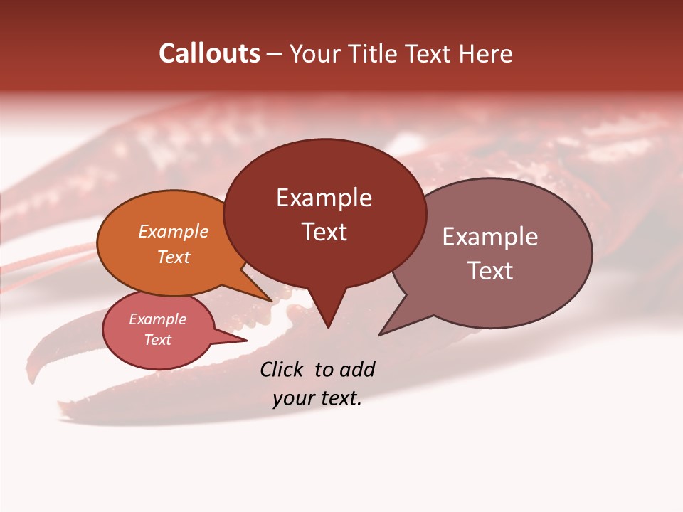 Antenna Photography Seafood PowerPoint Template