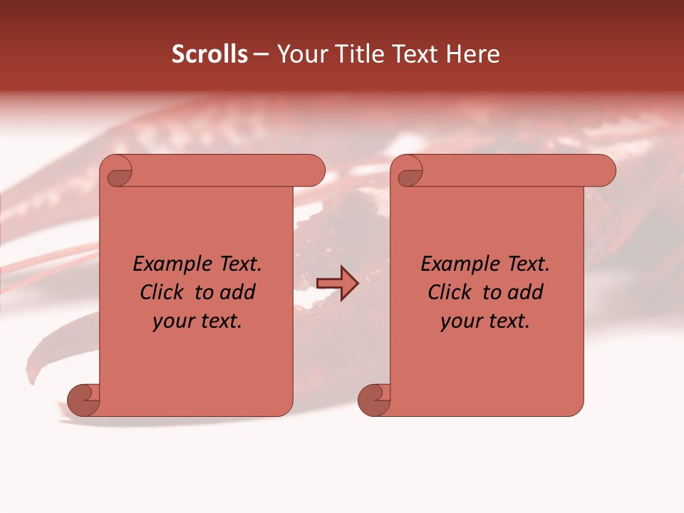 Antenna Photography Seafood PowerPoint Template