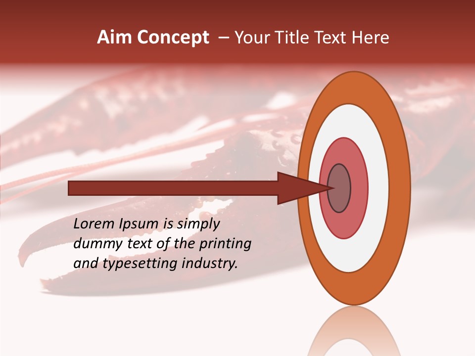 Antenna Photography Seafood PowerPoint Template