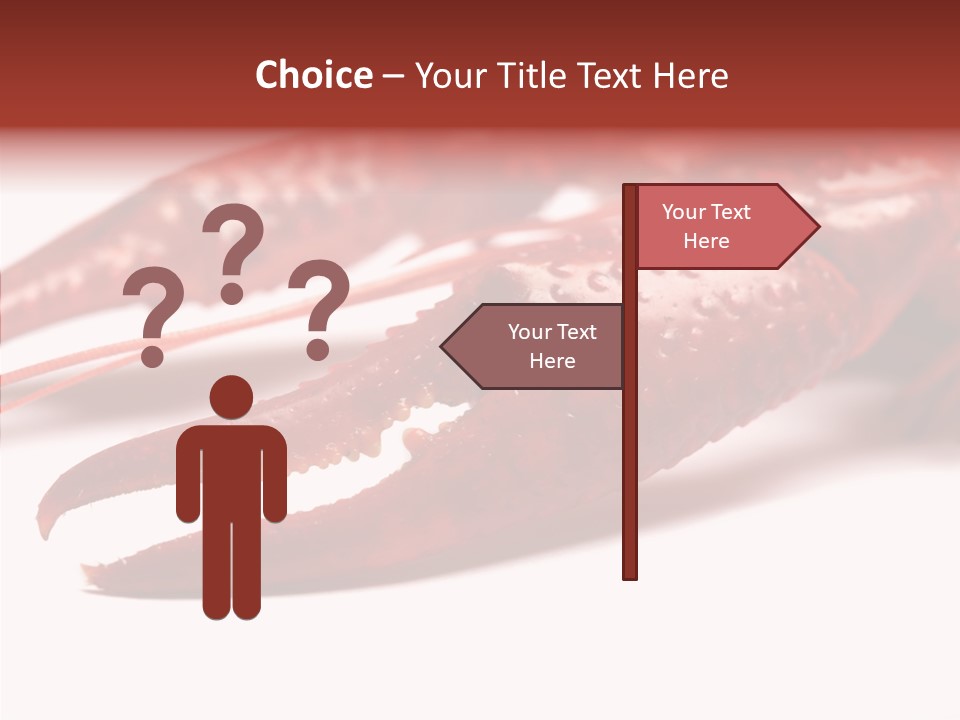 Antenna Photography Seafood PowerPoint Template