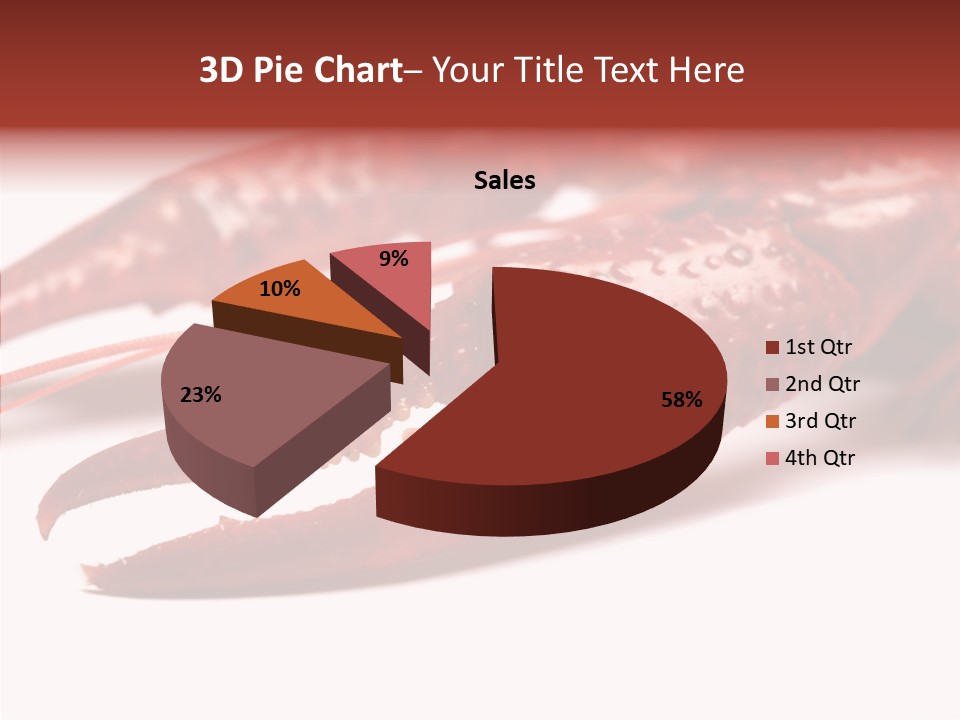 Antenna Photography Seafood PowerPoint Template