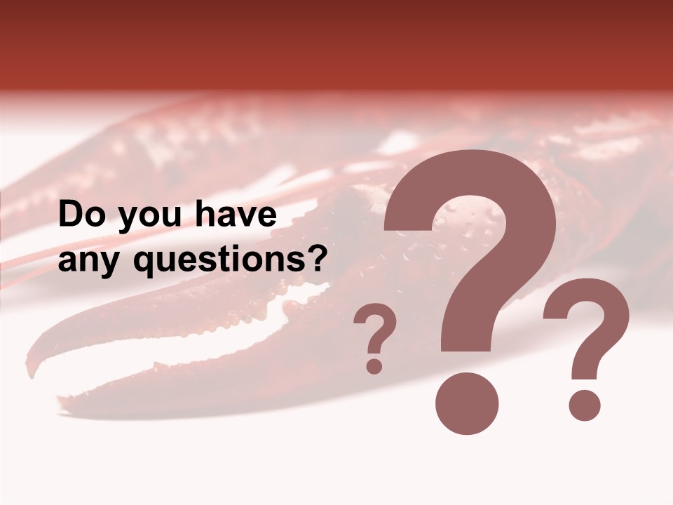 Antenna Photography Seafood PowerPoint Template