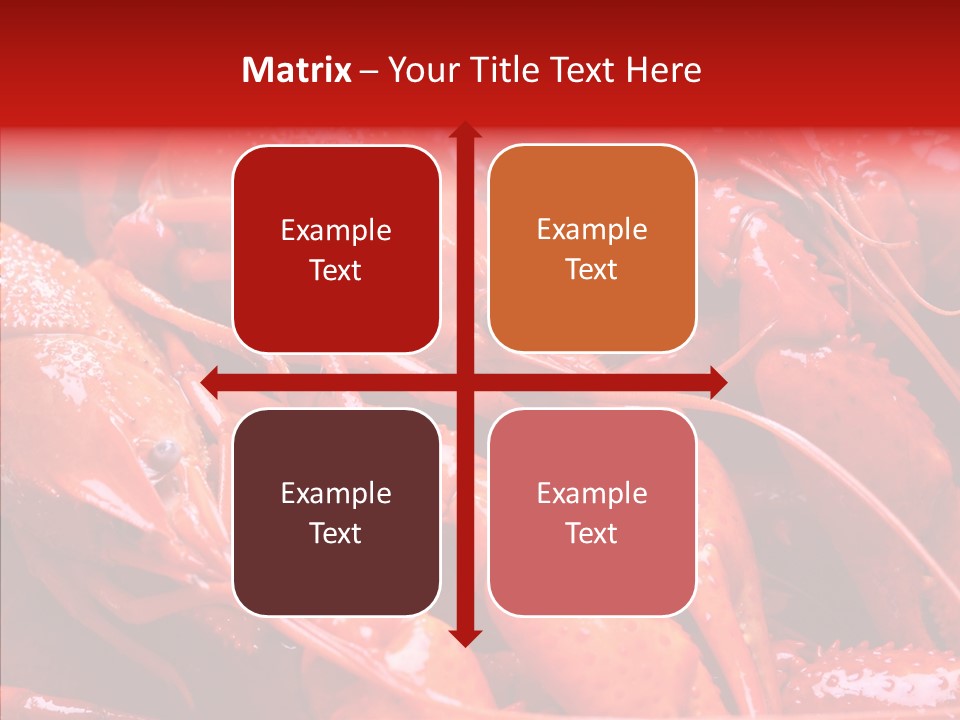 Color Seafood Gourmet PowerPoint Template