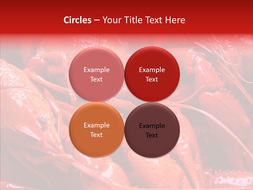 Color Seafood Gourmet PowerPoint Template