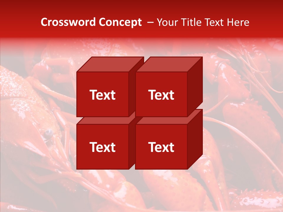 Color Seafood Gourmet PowerPoint Template