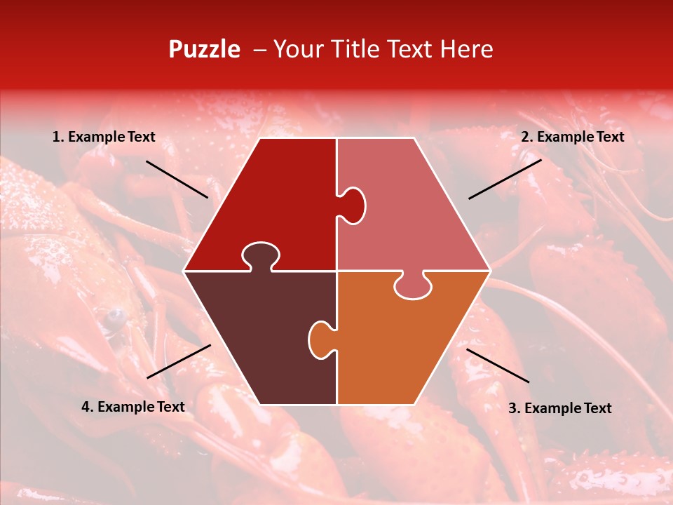 Color Seafood Gourmet PowerPoint Template