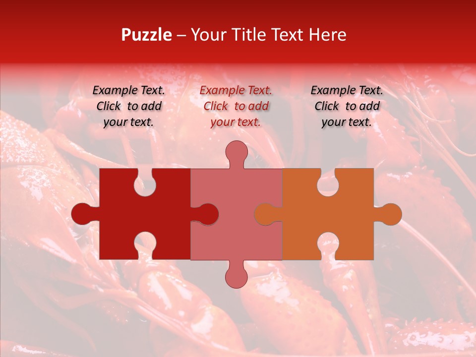 Color Seafood Gourmet PowerPoint Template