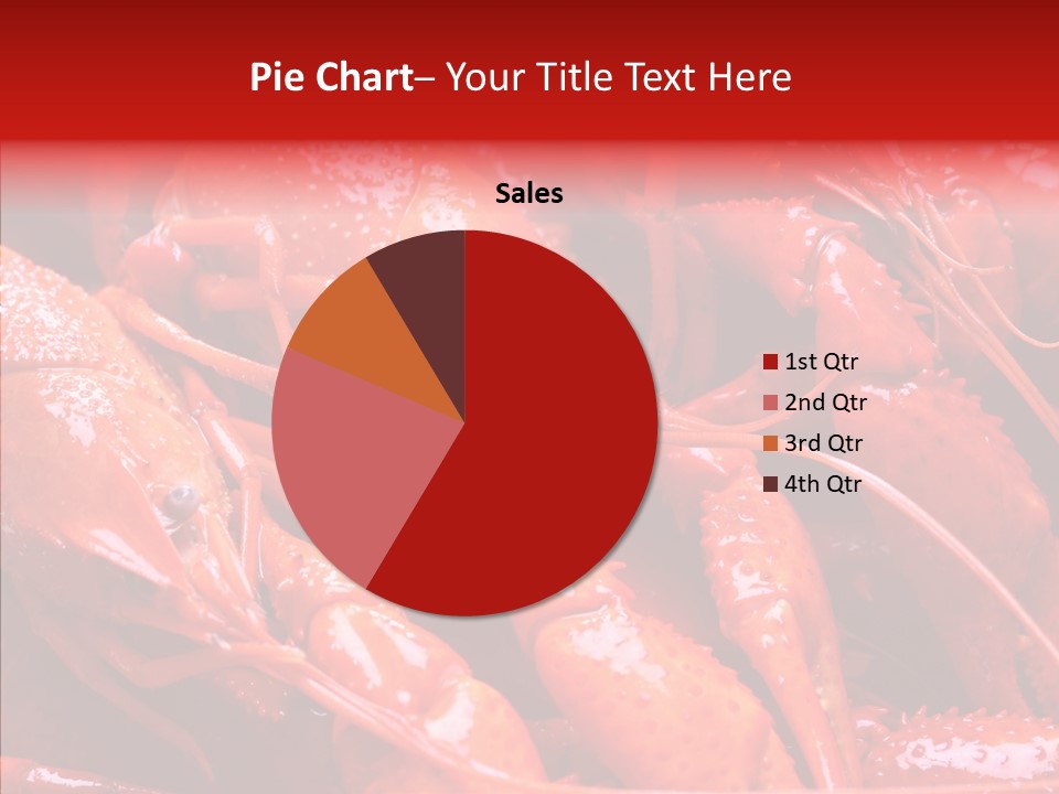 Color Seafood Gourmet PowerPoint Template