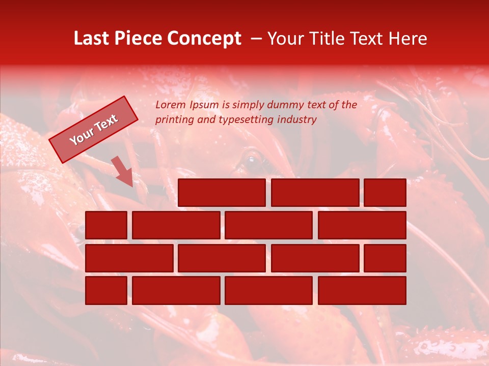 Color Seafood Gourmet PowerPoint Template