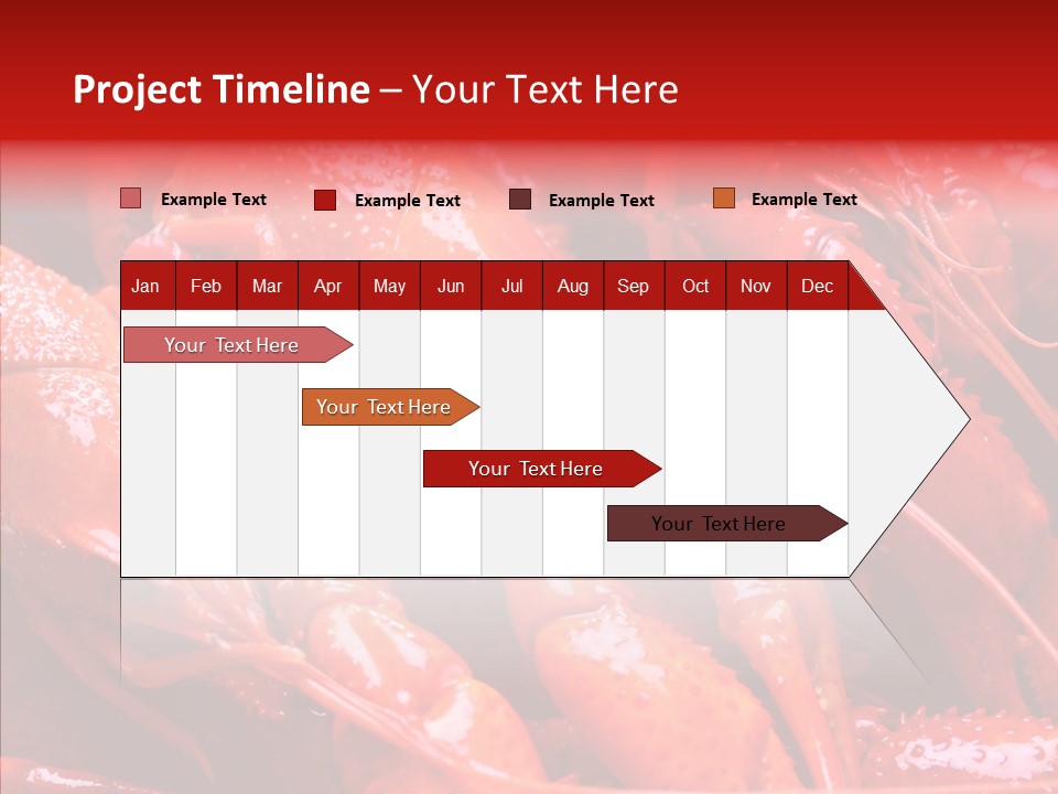 Color Seafood Gourmet PowerPoint Template
