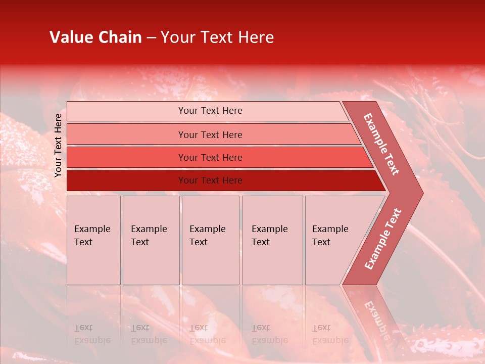 Color Seafood Gourmet PowerPoint Template