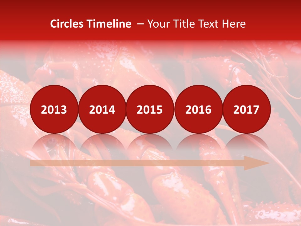 Color Seafood Gourmet PowerPoint Template