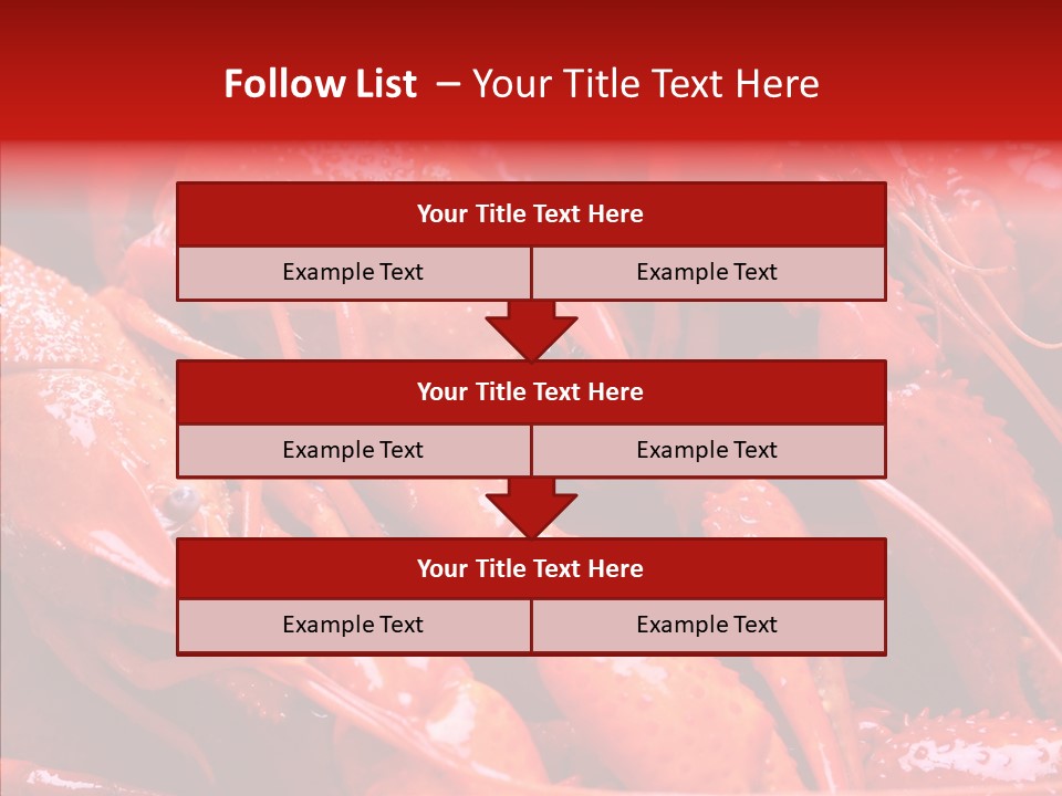 Color Seafood Gourmet PowerPoint Template