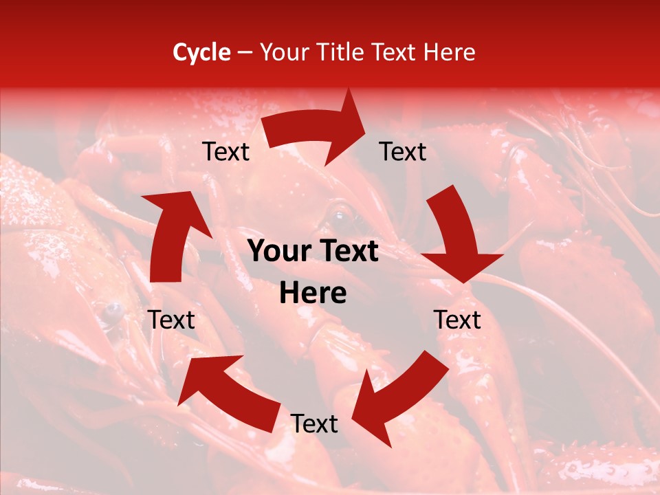 Color Seafood Gourmet PowerPoint Template