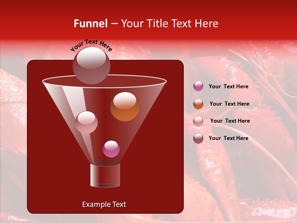 Color Seafood Gourmet PowerPoint Template