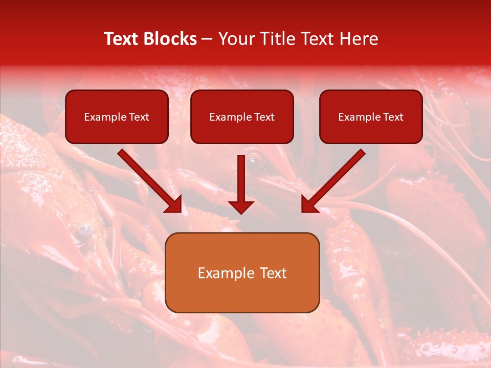 Color Seafood Gourmet PowerPoint Template