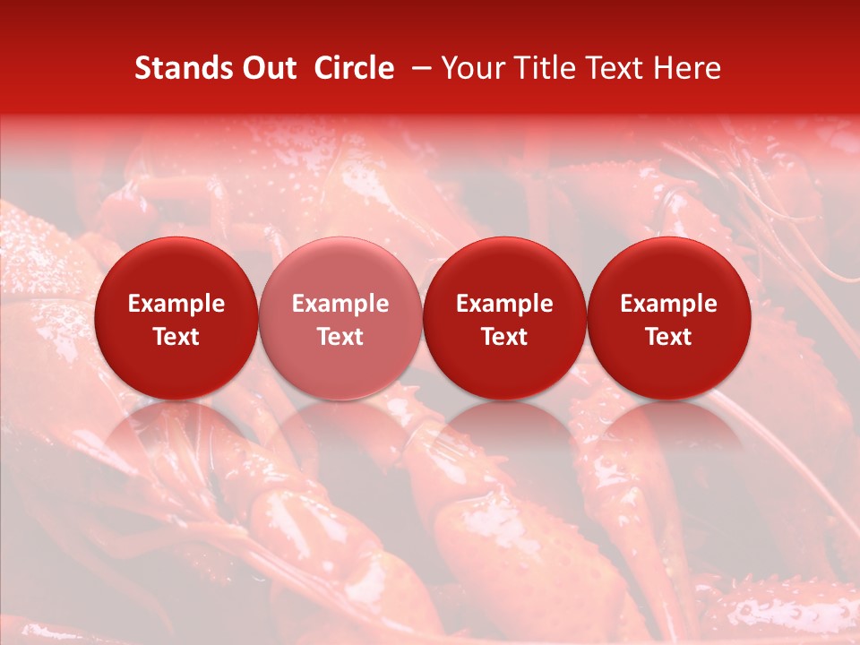 Color Seafood Gourmet PowerPoint Template