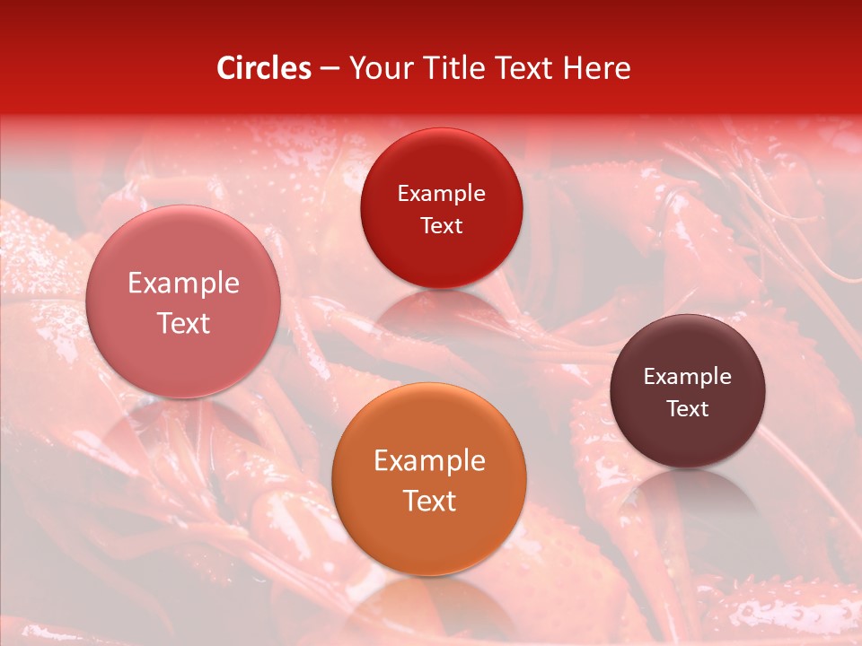 Color Seafood Gourmet PowerPoint Template