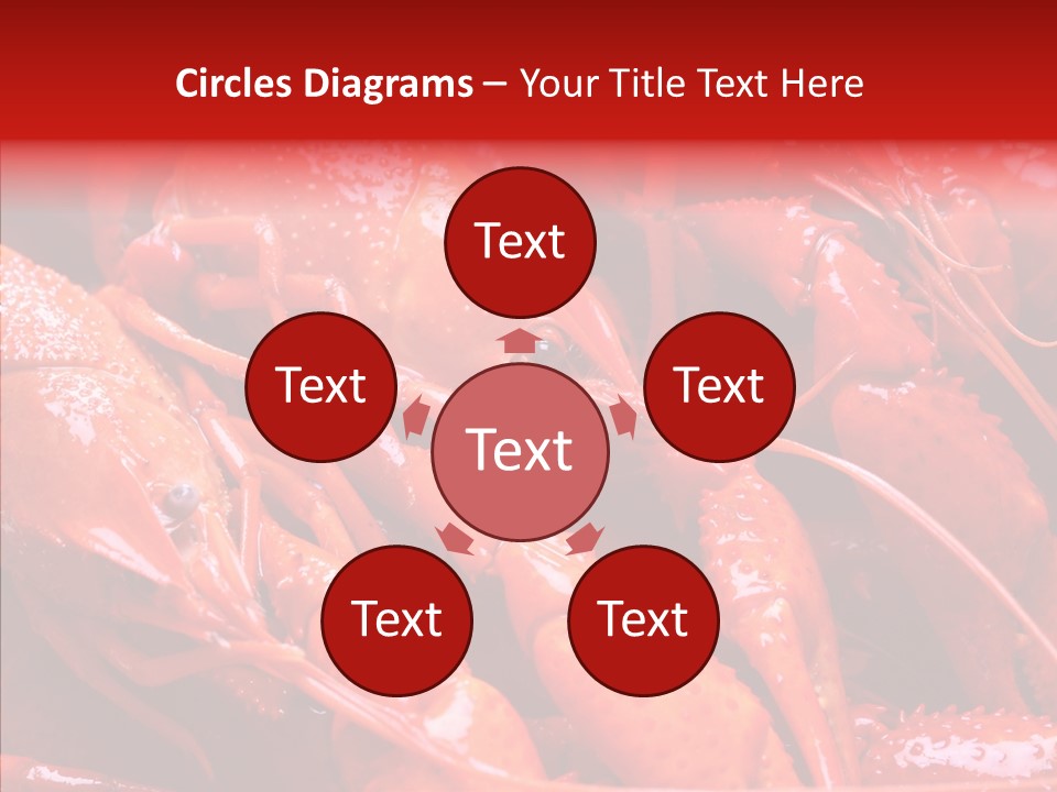 Color Seafood Gourmet PowerPoint Template