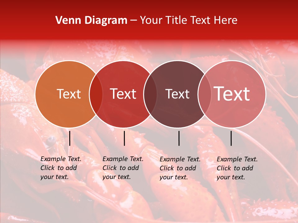 Color Seafood Gourmet PowerPoint Template