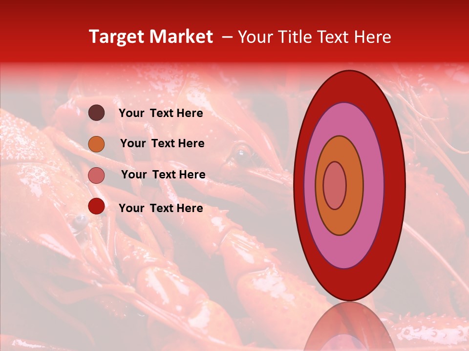 Color Seafood Gourmet PowerPoint Template