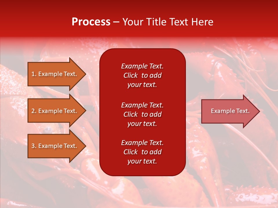 Color Seafood Gourmet PowerPoint Template