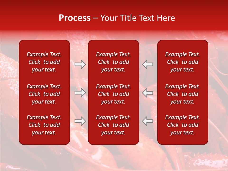 Color Seafood Gourmet PowerPoint Template